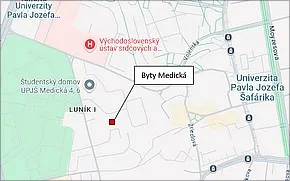 Byty Medická Košice - Lokalita